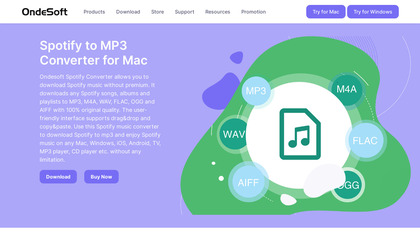 Ondesoft Spotify Converter image