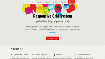 Responsive Grid System screenshot