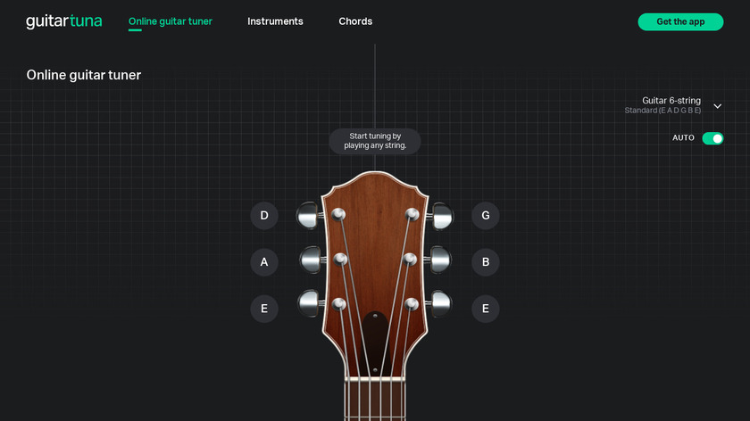 Guitar Tuna Landing Page