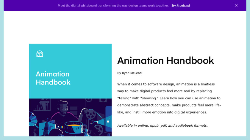 Animation Handbook by Design Better Landing Page