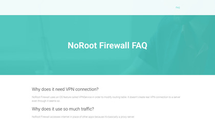 NoRoot Firewall image