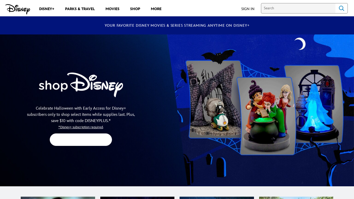 Color by Disney Landing page
