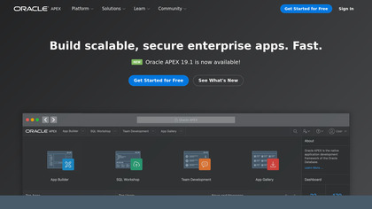 Oracle Application Express image
