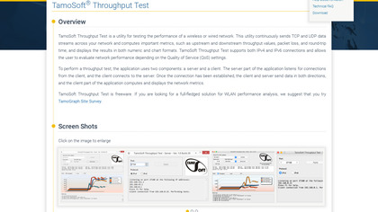TamoSoft Throughput Test image