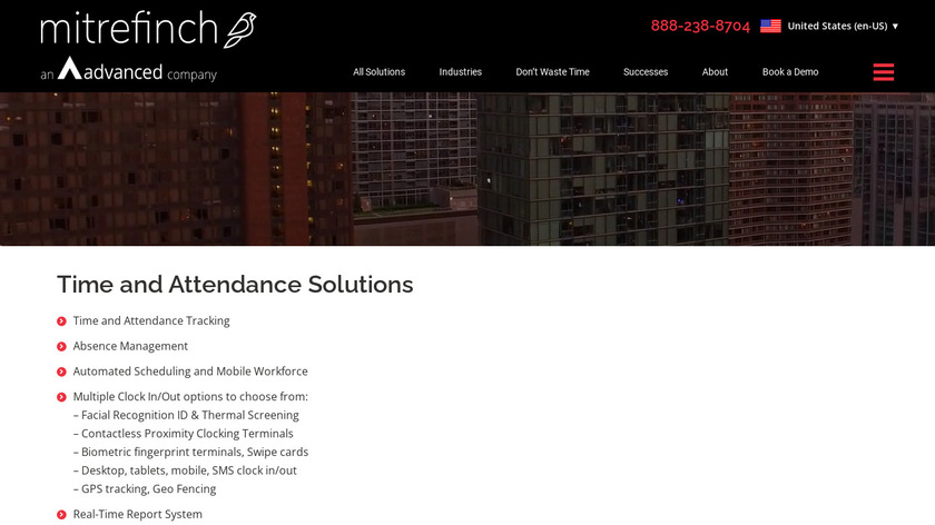 Advance Systems Landing Page