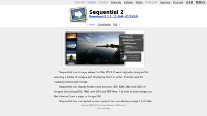 Sequential image