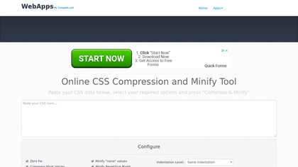 CSS Compressor and Minifier image
