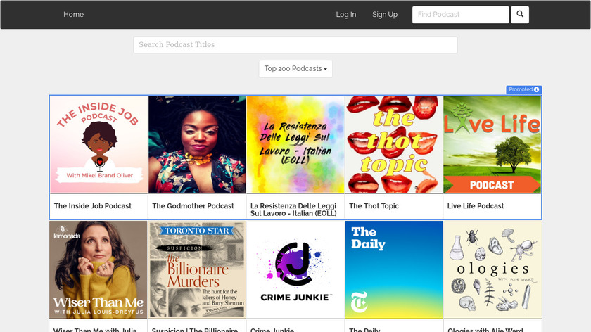 Pod Paradise Landing Page