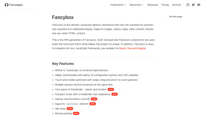 Fancybox screenshot