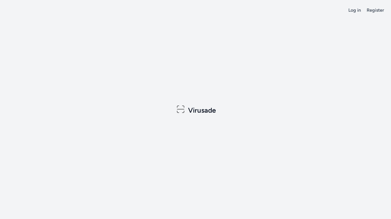 Virusade Landing page