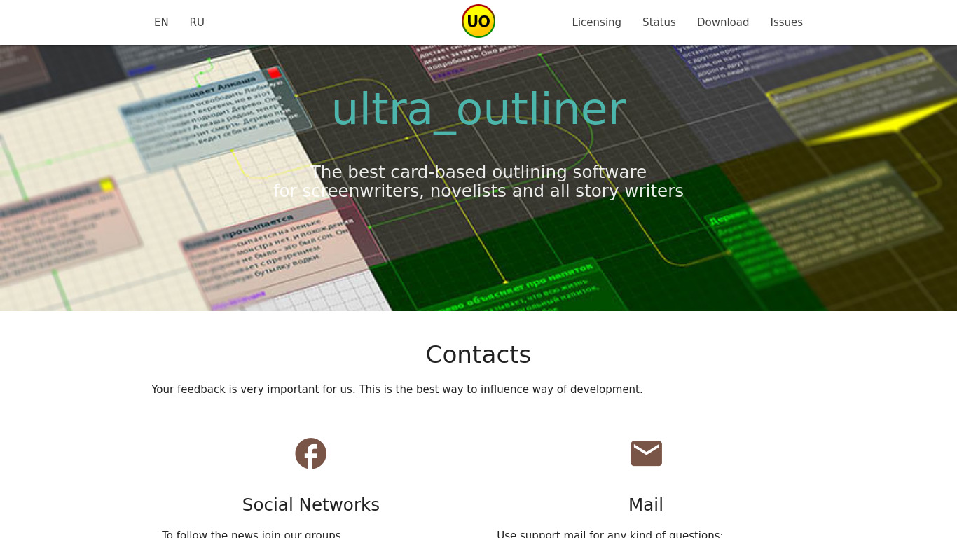 ultra_outliner Landing page