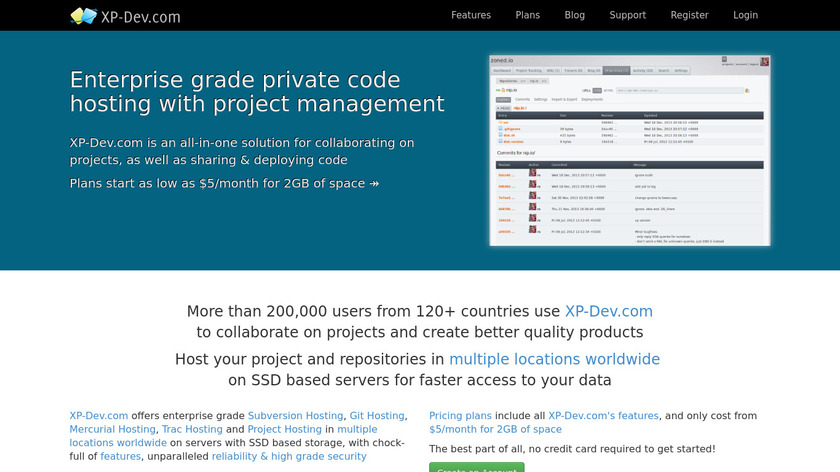 XP-Dev.com Landing Page