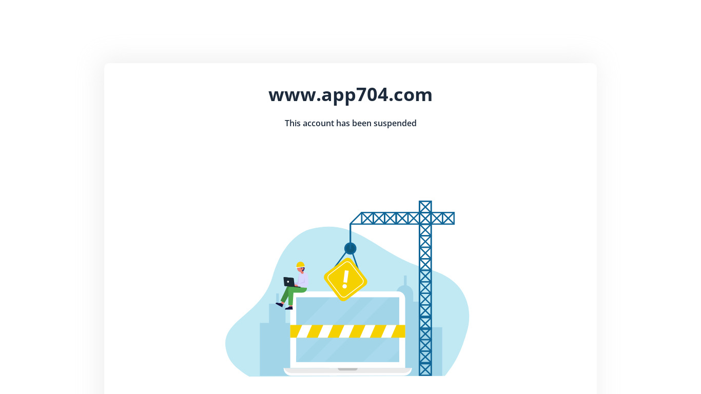 App 704 Landing page