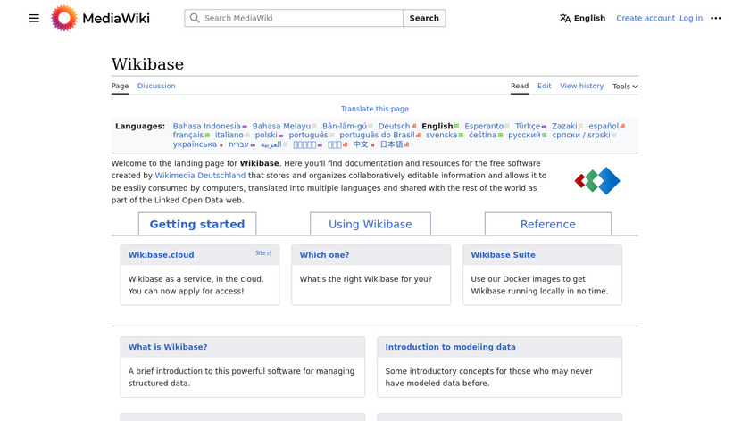 Wikibase Landing Page