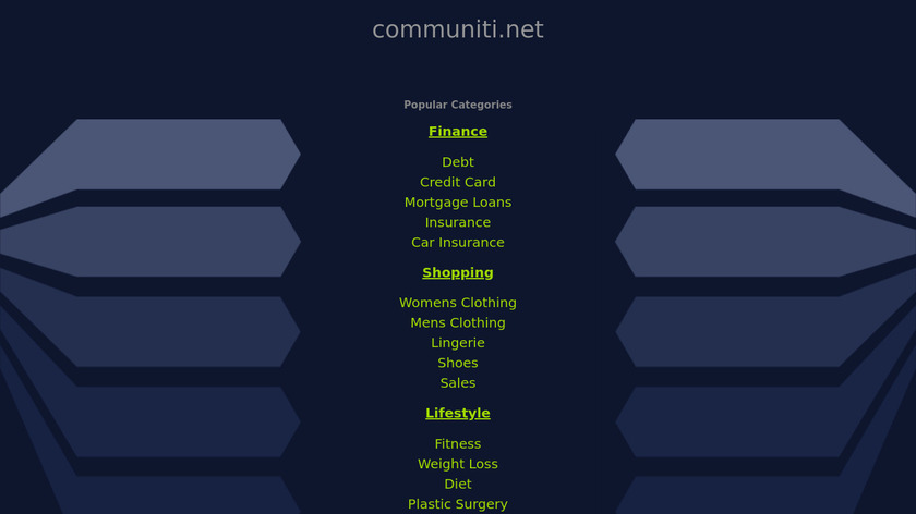 Communiti Landing Page