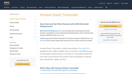 Amazon Elastic Transcoder image