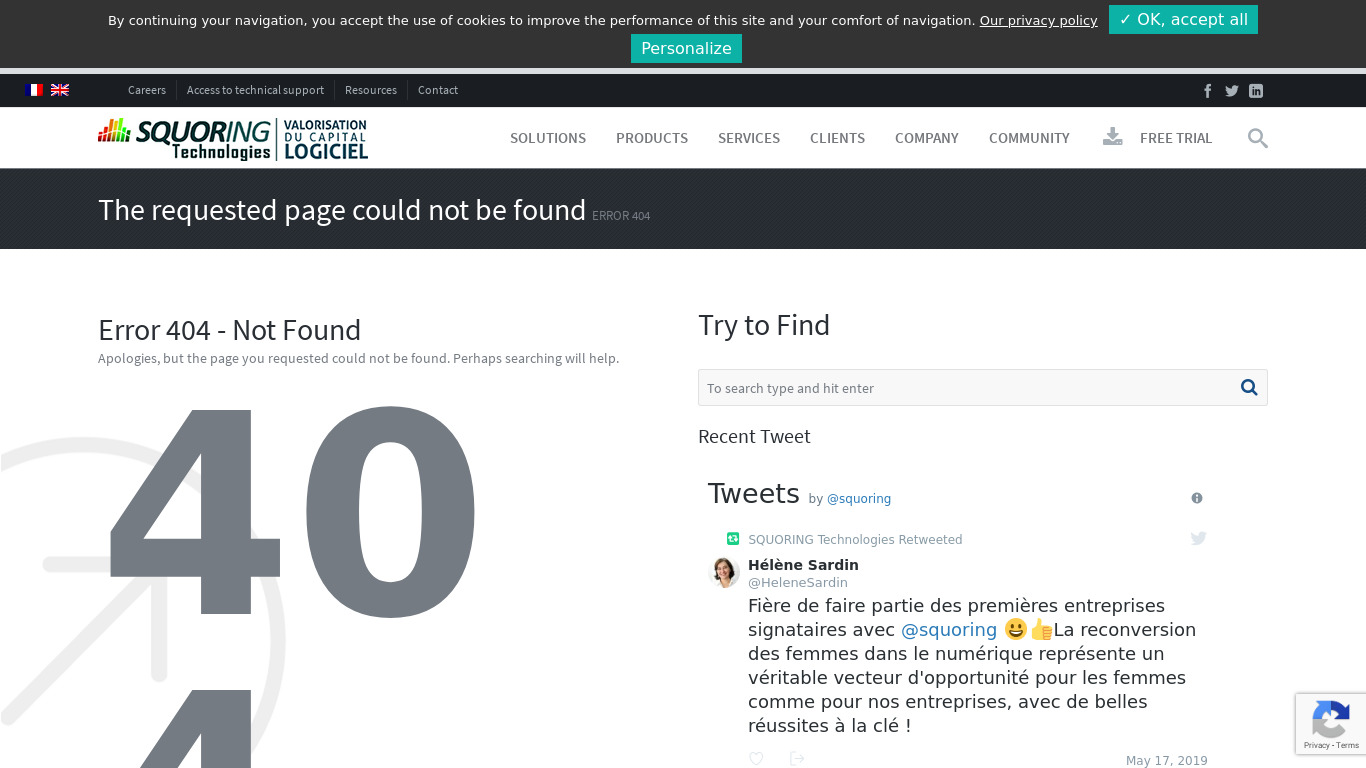 vector.com SQuORE Landing page