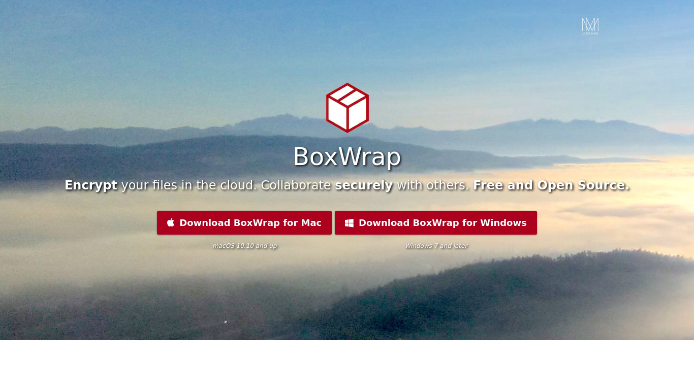 BoxWrap Landing page