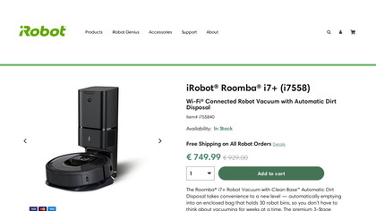 shop.irobot.ie Roomba i7+ image