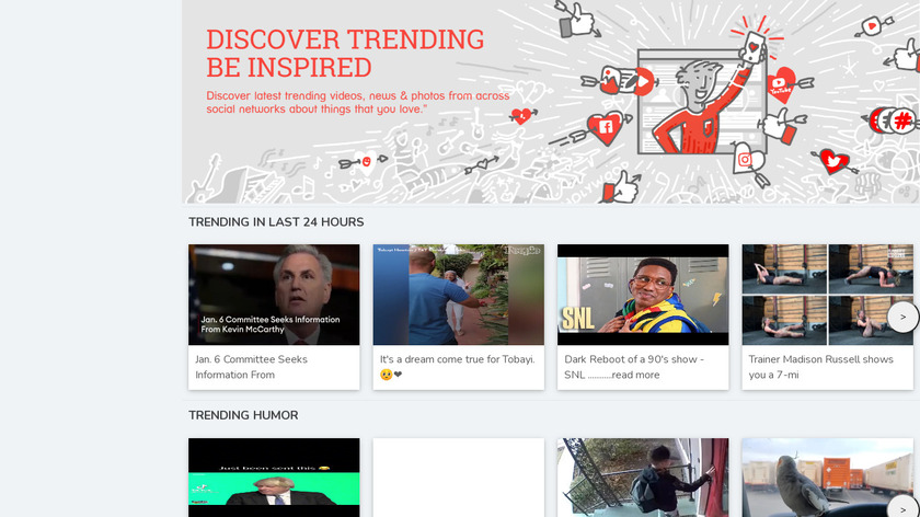 Trendis Landing Page