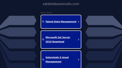 SQL Database Studio image
