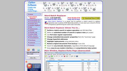Word Batch Replacer image
