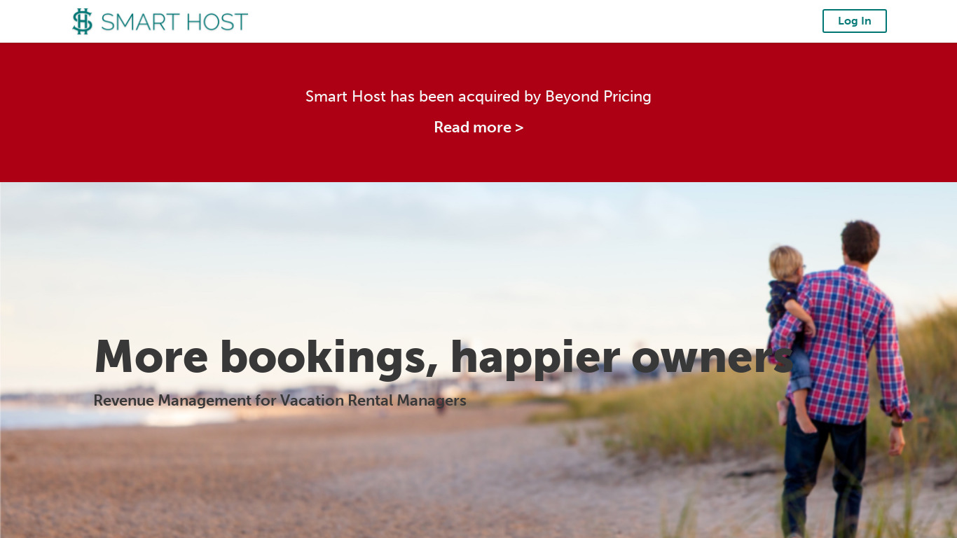 Smart Host Landing page