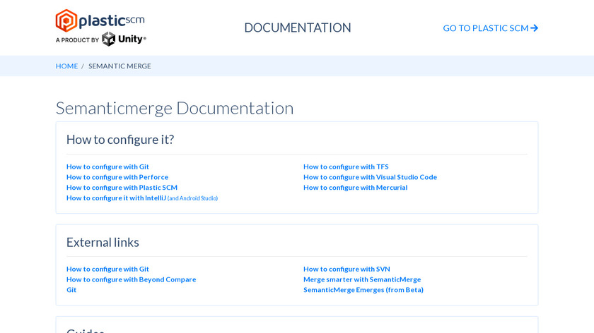 SemanticMerge Landing Page