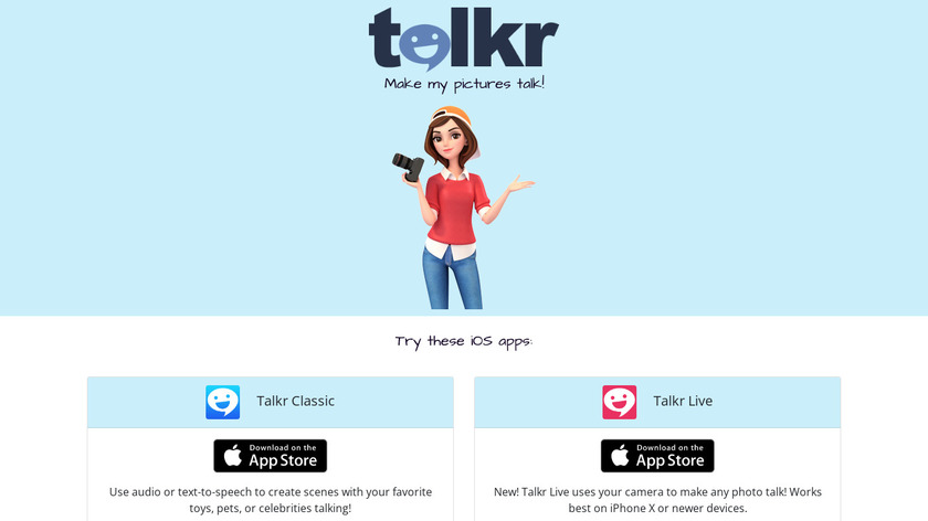 Talkr Landing Page