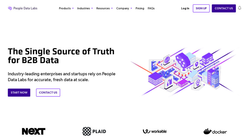 People Data Labs Landing Page
