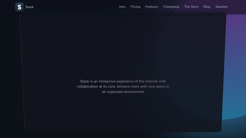 Stack App Landing Page
