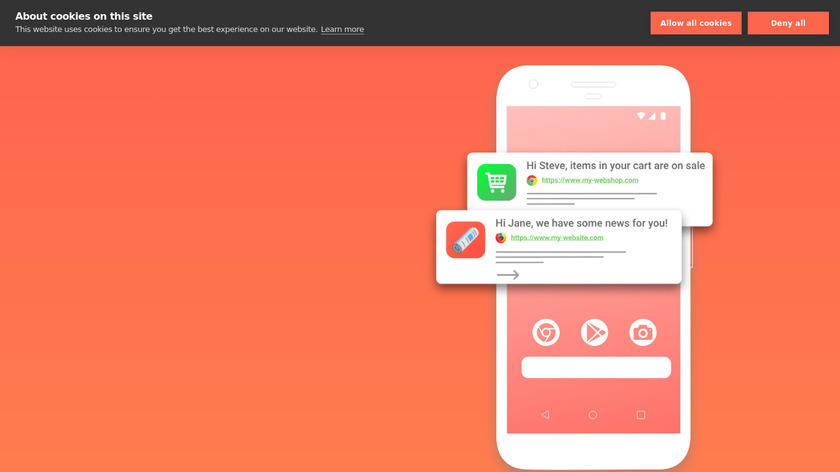 PushPro Landing Page