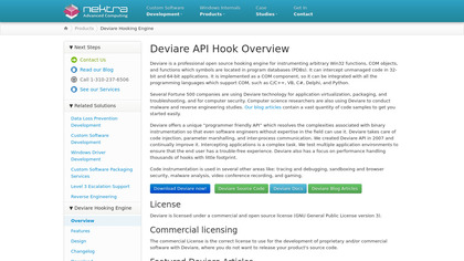 Deviare API Hook image