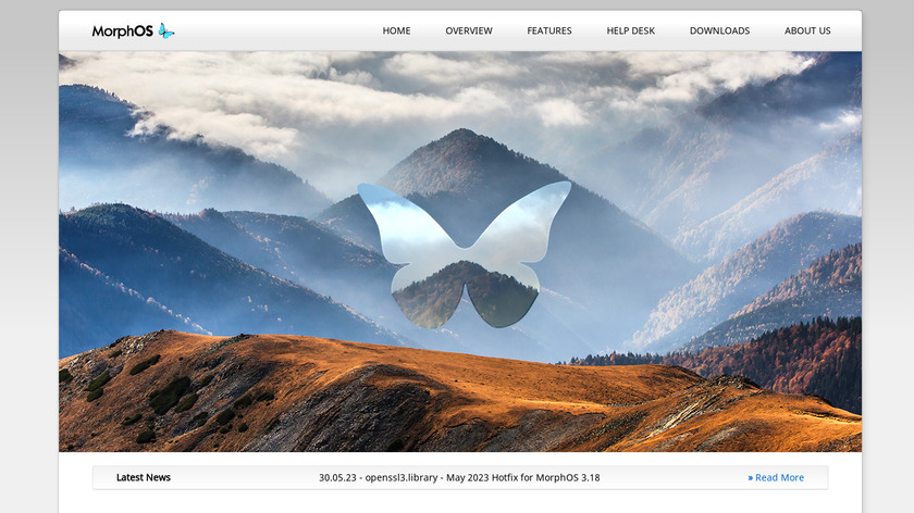MorphOS Landing Page