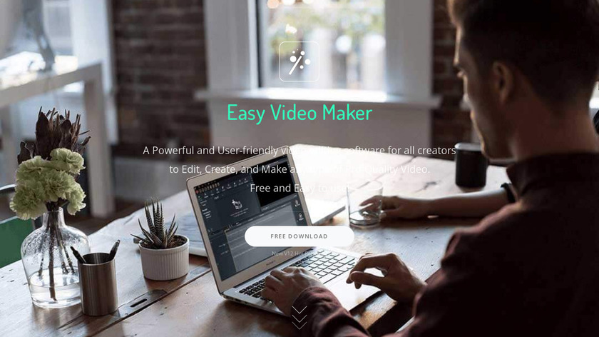 Easy Video Maker Landing Page