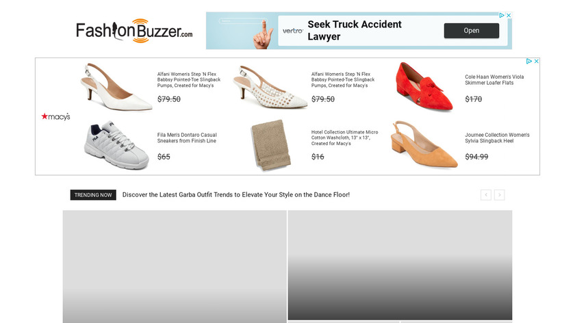 FashionBuzzer Landing Page