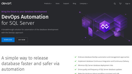 Devart Database DevOps image