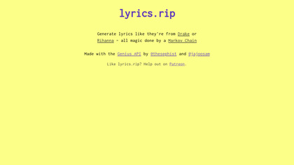 lyrics.rip image