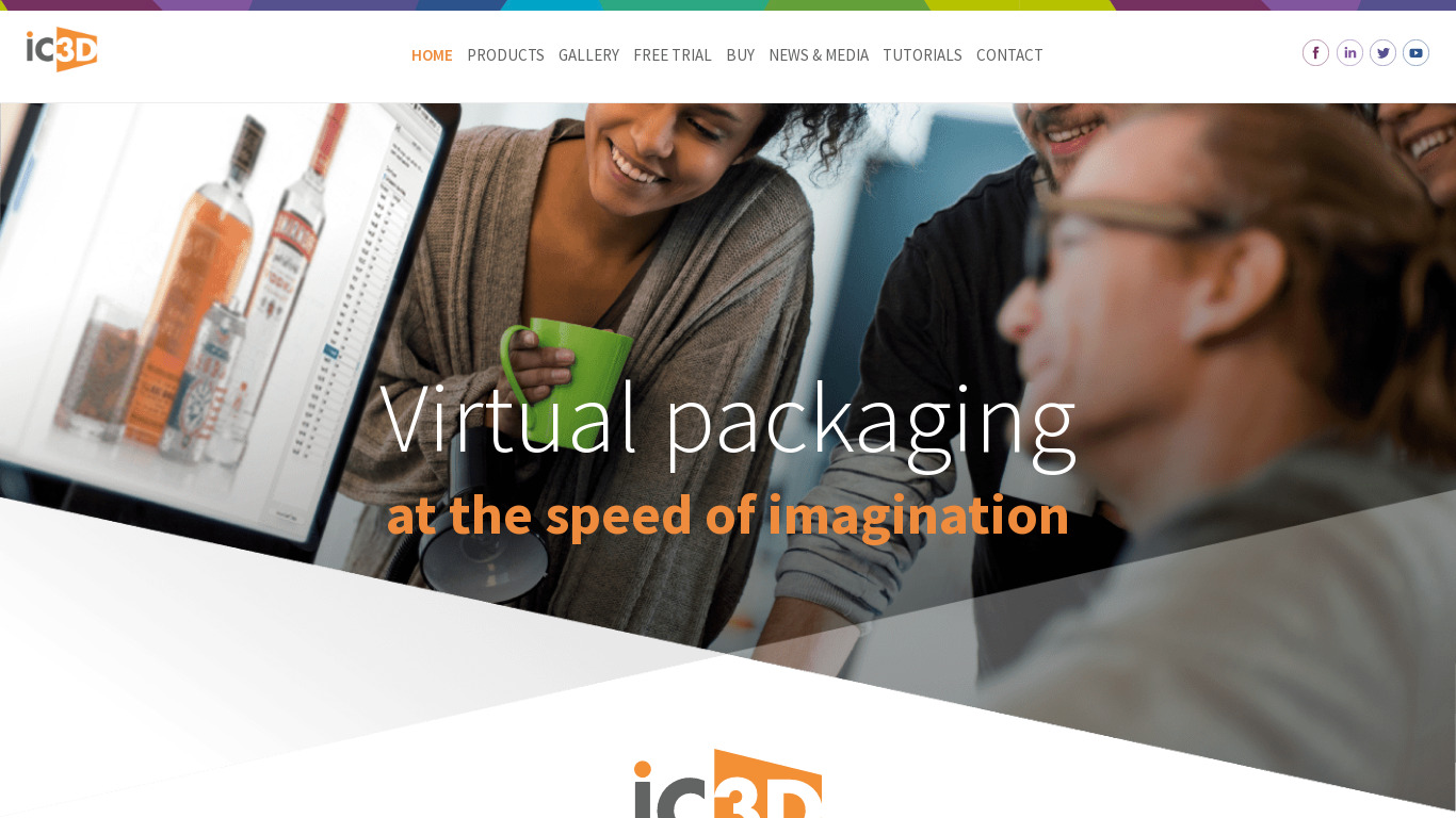 IC3D Landing page