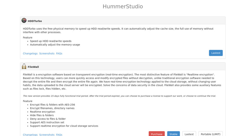 HDDTurbo Landing Page