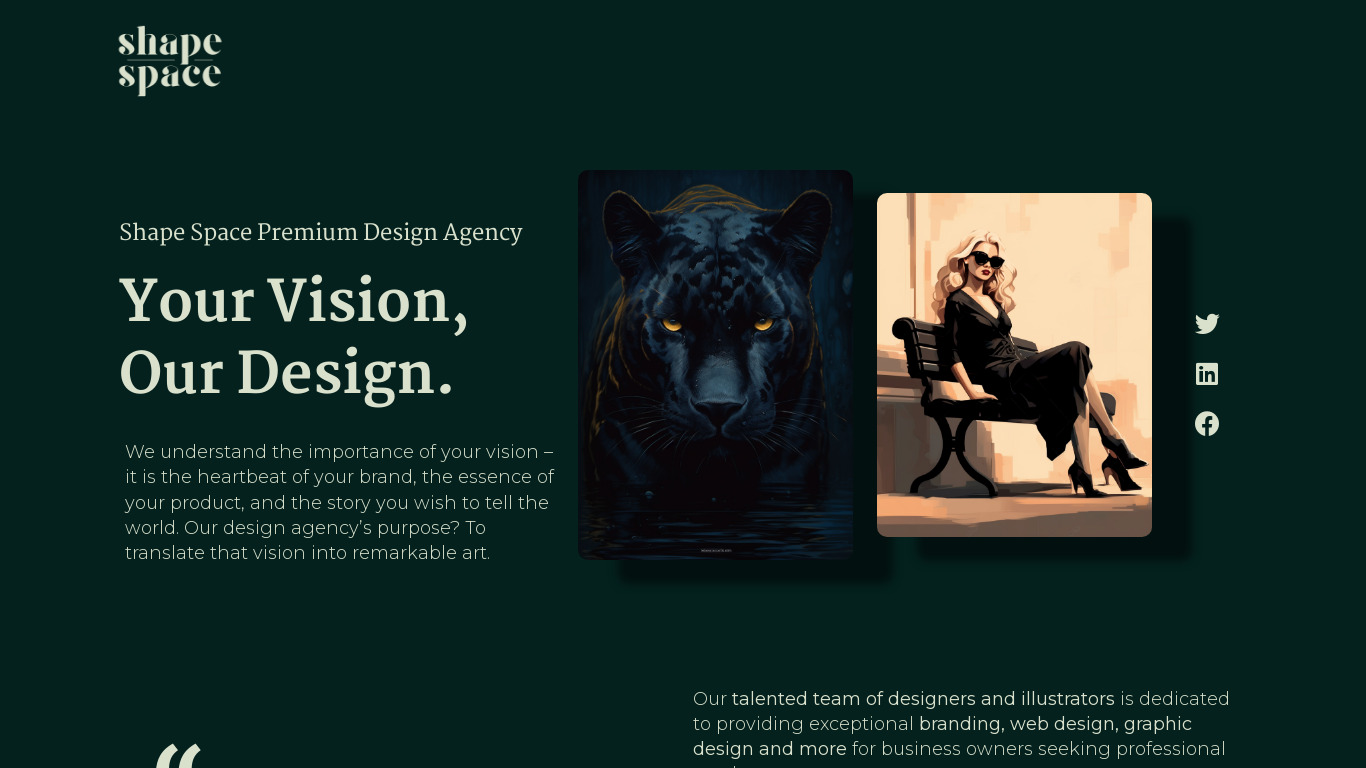 Shape by IDEO Landing page
