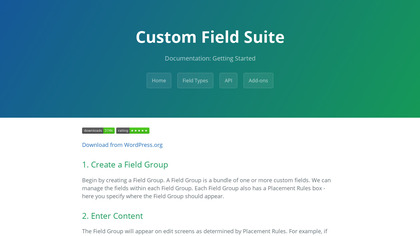 Custom Field Suite image