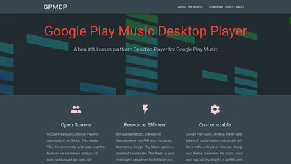 Google Play Music Desktop Player image
