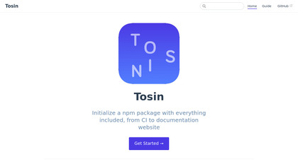 Tosin screenshot