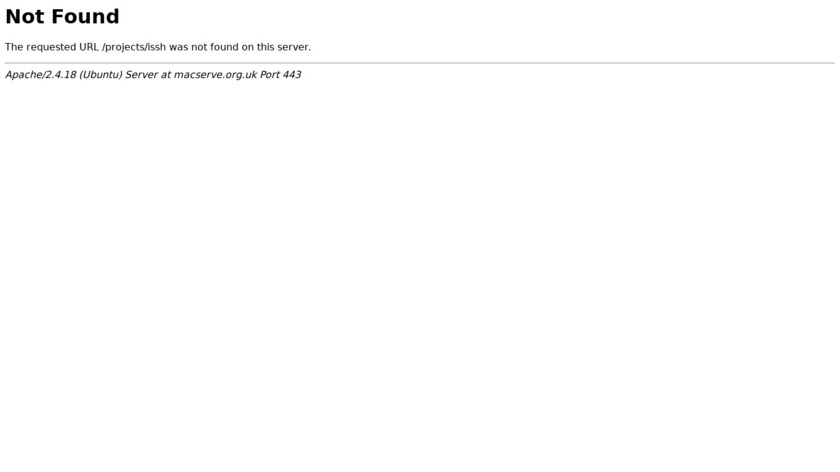 macserve.org.uk iSSH Landing Page