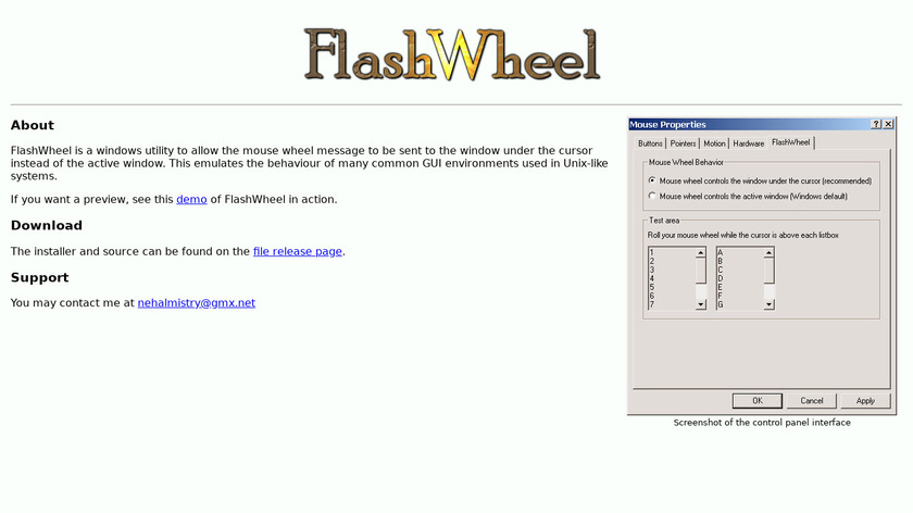 FlashWheel Landing Page