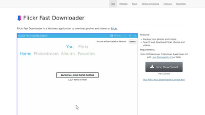 Flickr Fast Downloader image