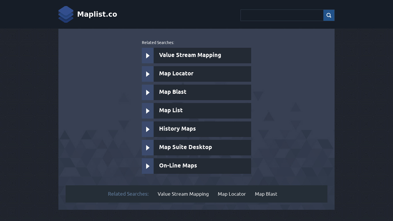 Maplist Beta Landing page