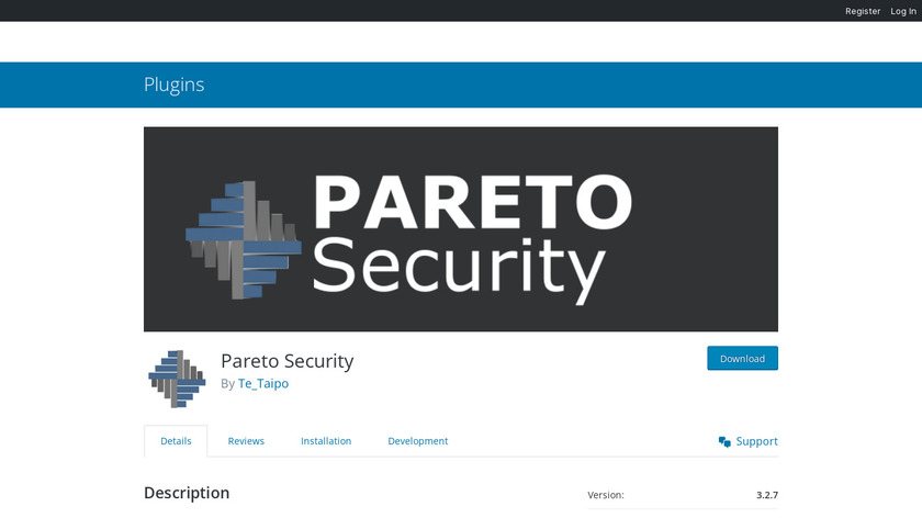 Pareto Security Landing Page