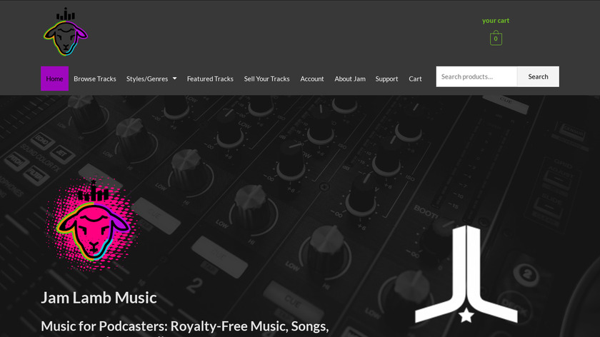 Jam Lamb Landing Page
